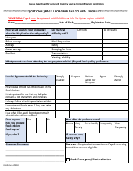 KDADS Form UPR-001 Uniform Program Registration - Kansas, Page 2