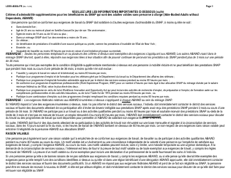 Instructions for Form LDSS-4826 Supplemental Nutrition Assistance Program (Snap) Application/Recertification - New York (French), Page 9