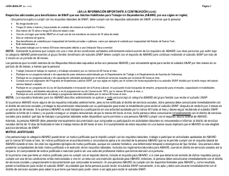 Instrucciones para Formulario LDSS-4826 Solicitud/Revalidacion Para El Programa De Asistencia Nutricional Suplementaria (Snap) - New York (Spanish), Page 9
