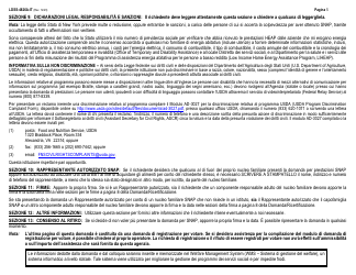 Instructions for Form LDSS-4826 Supplemental Nutrition Assistance Program (Snap) Application/Recertification - New York (Italian), Page 5