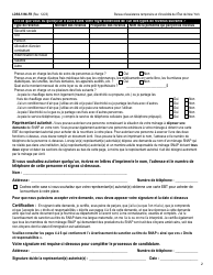 Form LDSS-5166 Application/Recertification for Supplemental Nutrition Assistance Program (Snap) Benefits - New York (French), Page 4