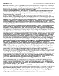 Form LDSS-5166 Application/Recertification for Supplemental Nutrition Assistance Program (Snap) Benefits - New York (Italian), Page 7