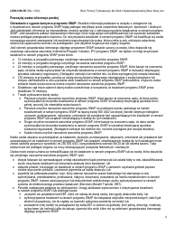 Form LDSS-5166 Application/Recertification for Supplemental Nutrition Assistance Program (Snap) Benefits - New York (Polish), Page 6
