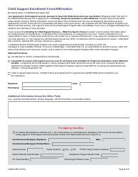 Form LDSS-5258 Child Support Enrollment Form - New York, Page 5