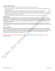 Form LDSS-5258 Child Support Enrollment Form - New York (Polish), Page 2