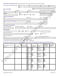 Form LDSS-5258 Child Support Enrollment Form - New York (Polish), Page 4