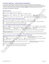 Form LDSS-5258 Child Support Enrollment Form - New York (Polish), Page 6