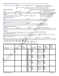 Formulario LDSS-5258 Formulario De Inscripcion Para Sustento De Menores - New York (Spanish), Page 4