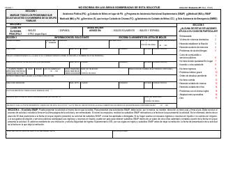 Formulario LDSS-2921 Solicitud Para Ciertos Subsidios Y Servicios Del Estado De Nueva York - New York (Spanish), Page 2