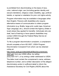 Instructions for Form LDSS-4826 LP Supplemental Nutrition Assistance Program (Snap) Application/Recertification - Large Print - New York, Page 16