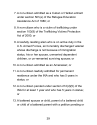 Instructions for Form LDSS-4826 LP Supplemental Nutrition Assistance Program (Snap) Application/Recertification - Large Print - New York, Page 39