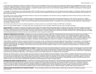 Formulario LDSS-3174 Formulario De Recertificacion Para Ciertos Beneficios Y Servicios Del Estado De Nueva York - New York (Spanish), Page 23