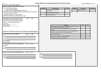 Form LDSS-2921 Application for Certain Benefits and Services - New York, Page 12