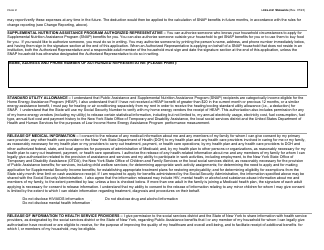 Form LDSS-2921 Application for Certain Benefits and Services - New York, Page 22