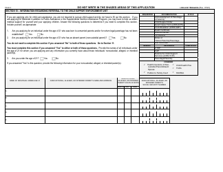 Form LDSS-2921 Application for Certain Benefits and Services - New York, Page 6