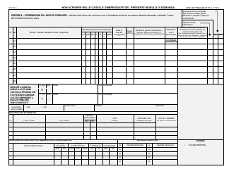 Form LDSS-2921 Application for Certain Benefits and Services - New York (Italian), Page 3