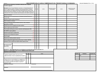 Form LDSS-2921 Application for Certain Benefits and Services - New York (Italian), Page 9