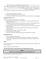 Form GAC501 Instructions - Petition for Guardian and/or Conservator of an Adult - Minnesota, Page 7