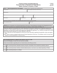 Form F-11915T Notice of Intent to Transfer a Credit - Reconstruction or Replacement Expenditures - Florida, Page 2