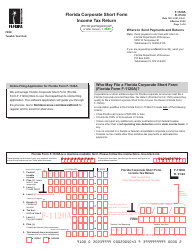 Document preview: Form F-1120A Florida Corporate Short Form - Income Tax Return - Florida