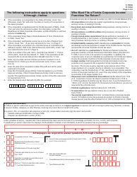 Form F-1120A Florida Corporate Short Form - Income Tax Return - Florida, Page 2