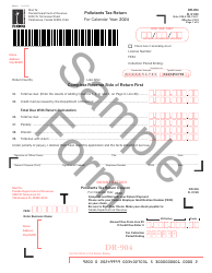 Document preview: Form DR-904 Pollutants Tax Return - Sample - Florida, 2024