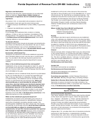 Instructions for Form DR-908 Insurance Premium Taxes and Fees Return - Florida, Page 2