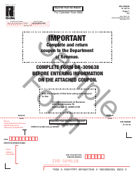 Document preview: Form DR-309638 Exporter Fuel Tax Return - Sample - Florida