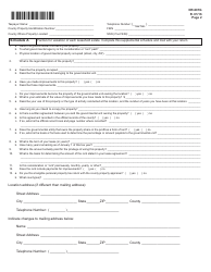 Form DR-601G Governmental Leasehold Intangible Personal Property Tax Return - Florida, Page 2