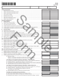 Form DR-182 Florida Air Carrier Fuel Tax Return - Sample - Florida, Page 3