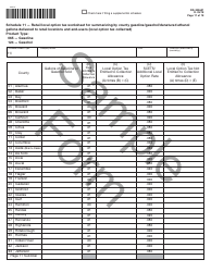 Form DR-309631 Terminal Supplier Fuel Tax Return - Sample - Florida, Page 11