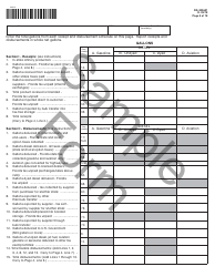 Form DR-309631 Terminal Supplier Fuel Tax Return - Sample - Florida, Page 5