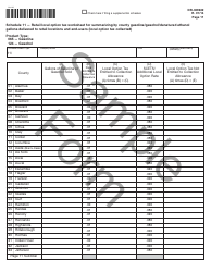 Form DR-309632 Wholesaler/Importer Fuel Tax Return - Sample - Florida, Page 11