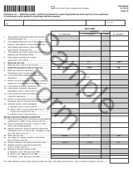 Form DR-309632 Wholesaler/Importer Fuel Tax Return - Sample - Florida, Page 13