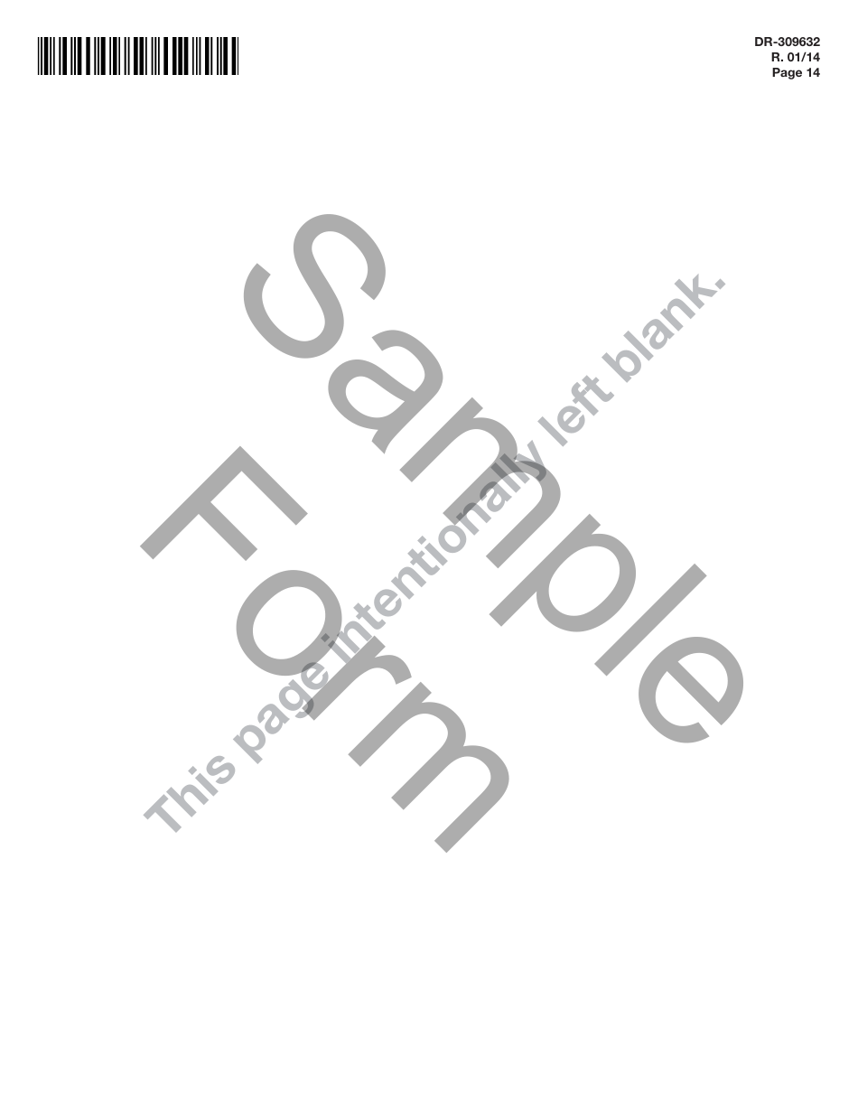 Form DR-309632 Wholesaler / Importer Fuel Tax Return - Sample - Florida, Page 14