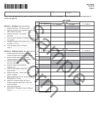 Form DR-309632 Wholesaler/Importer Fuel Tax Return - Sample - Florida, Page 5