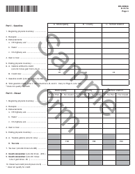 Form DR-309634 Local Government User of Diesel Fuel Tax Return - Sample - Florida, Page 4