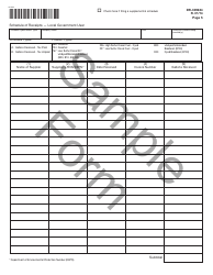 Form DR-309634 Local Government User of Diesel Fuel Tax Return - Sample - Florida, Page 5