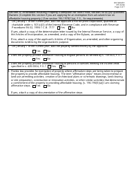 Form DR-504AFH Ad Valorem Tax Exemption Application and Return for Multifamily Project and Affordable Housing Property - Florida, Page 2