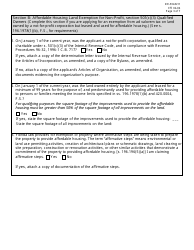 Form DR-504AFH Ad Valorem Tax Exemption Application and Return for Multifamily Project and Affordable Housing Property - Florida, Page 3