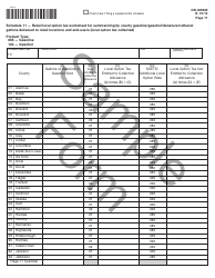 Form DR-309635 Blender Fuel Tax Return - Sample - Florida, Page 11