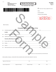 Form DR-309635 Blender Fuel Tax Return - Sample - Florida, Page 3