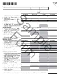 Form DR-309635 Blender Fuel Tax Return - Sample - Florida, Page 4
