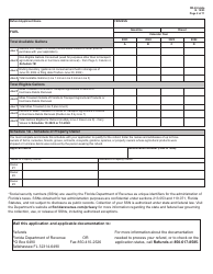Form DR-26 IDALIA Application for Refund - Fuel Used for Agricultural Shipments or Hurricane Debris Removal - Florida, Page 2
