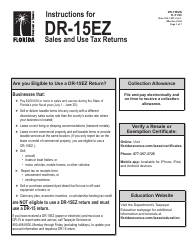 Document preview: Instructions for Form DR-15EZ Sales and Use Tax Return - Florida