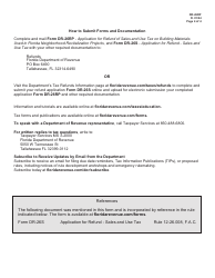 Form DR-26RP Application for Refund of Sales and Use Tax on Building Materials Used in Florida Neighborhood Revitalization Projects - Florida, Page 4