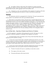 Form 8-K (SEC Form 873) Current Report Pursuant to Section 13 or 15(D) of the Securities Exchange Act of 1934, Page 10