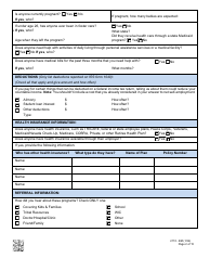 Form 2110-EM Medical Assistance Addendum - Nevada, Page 2