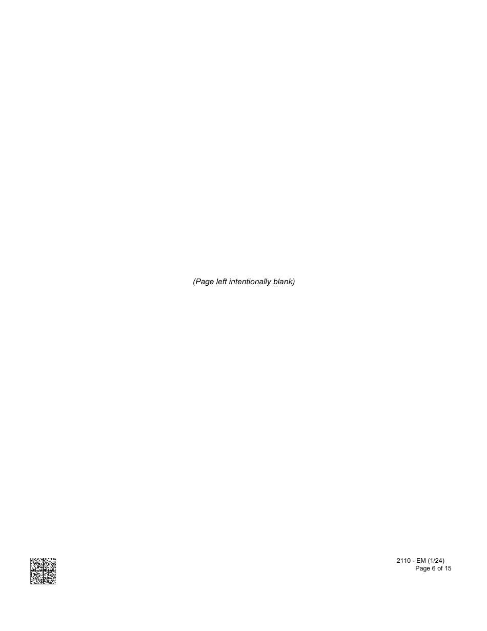 Form 2110-EM Medical Assistance Addendum - Nevada, Page 6