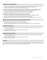 Instructions for Form T-R Wisconsin Telco Real Estate - Wisconsin, Page 2